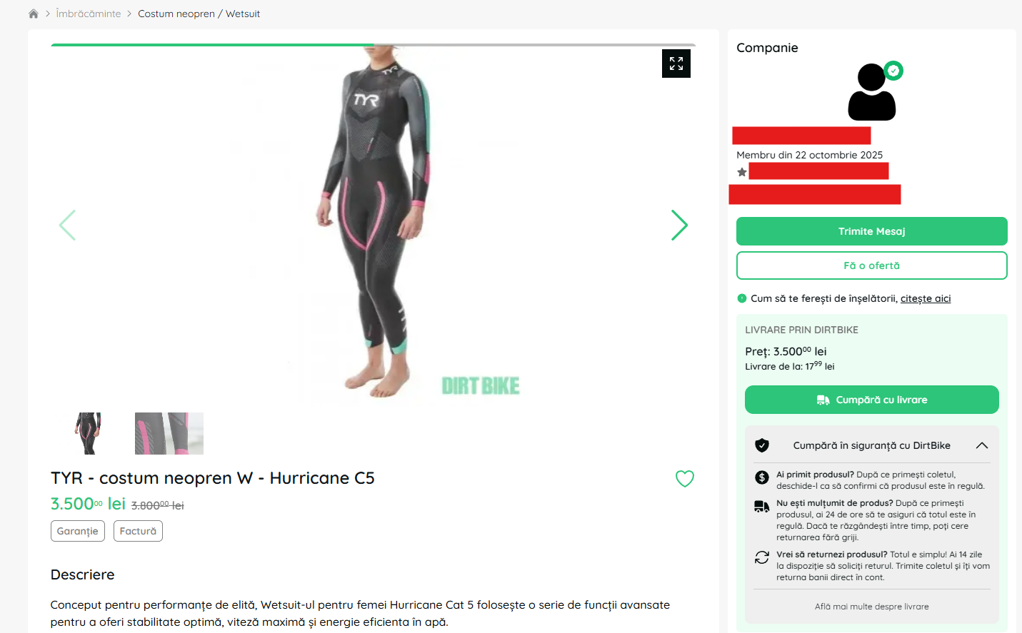 Strona produktu z opcją Kup z dostawą